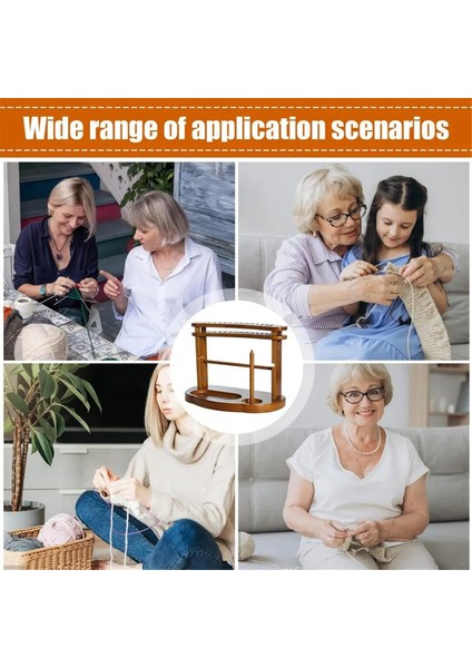 El Yapımı Ahşap Iplik Dağıtıcısı Iplik Dağıtıcısı Verimli Iplik Depolaması Için Büyük Kapasiteli Çift Katmanlı Iplik Topu Tutucusu (Yurt Dışından) indirimleri