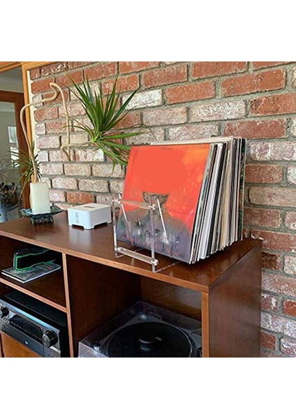 Masaüstü Albüm Depolama Için Şeffaf Vinil Kayıt Standı Tutucu, Masaüstü Resimleri, Kitaplar Için Kayıt Rafı Ekranı (Yurt Dışından) indirimleri