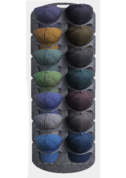 Keçe Şapka Depolama Rafı Kapak Tutucu Duvar Çanta Klipsi Seyahat Kapağı Organizatör Duvara Montaj Şapka Rafları (Yurt Dışından) modelleri