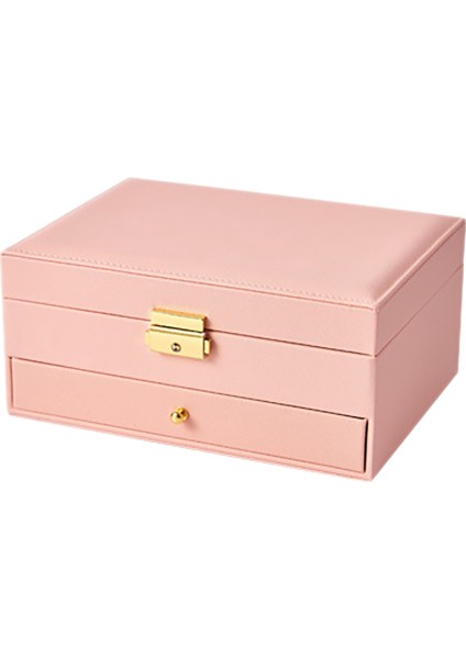 Taşınabilir Mücevher Kutusu Mücevher Kutusu Saklama Kutusu Küpe, Kolye, Yüzük Hediyeleri Genç Kızlar Kadınlar Için(B) (Yurt Dışından)