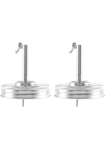 2 Parça Kavanoz Yağ Dağıtıcı Kapağı Yağ Dökme Ağzı Dağıtıcı Kapağı Düzenli Ağız Yağı Dökme Kapağı Kapaklı Mason Kavanozla Uyumlu (Yurt Dışından)