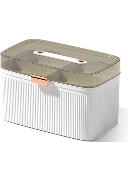 Taşınabilir Ilk Yardım Depolama Temizle 2 Katlı Plastik Saklama Kutusu (Yurt Dışından)