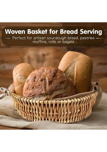 El Dokuma Sepet, Hasır Sepet, Ekmek, Meyve, Sebze Saklama Için Yemek Servis Sepeti, Hediye Sepeti 25 x 8cm (Yurt Dışından) modelleri