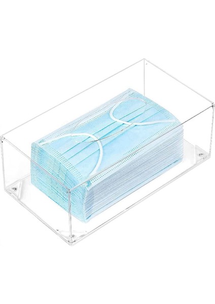 Ofis, Ev Banyo Restoran Lavabo Günleri Için Akrilik Doku Kutusu Dikdörtgen Şeffaf Doku Kutusu (Yurt Dışından) fırsatları
