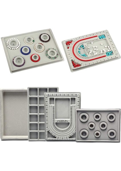 Boncuk Tasarım Panosu Bilezik Tasarım Panosu Flok Boncuk Panosu Paspaslar Kolye Boncuk Takı Organizatör Tepsisi-B (Yurt Dışından) fırsatları