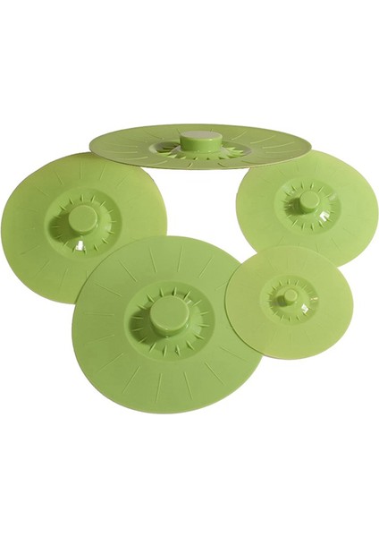 5 Adet Silikon Taze Tutma Kapağı Silikon Mühürlü Taze Tutma Kapağı Silikon Vakum Kapağı (Yurt Dışından)