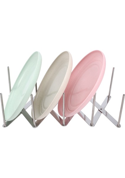 Mutfak Düzenleyici Tencere Kapağı Rafı Paslanmaz Çelik Kaşık Plaka Tutucu Raf Pişirme Kabı Tepsi Standı Depolama 1 Adet (Yurt Dışından)