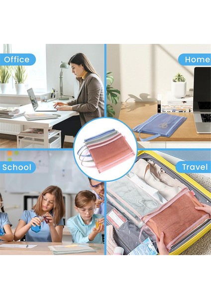 10'lu Paket File Fermuarlı Poşetler, Masa Üstü Oyunları ve Bulmaca Depolama Için Çift Duvarlı Naylon File Poşetler (Yurt Dışından) fırsatları