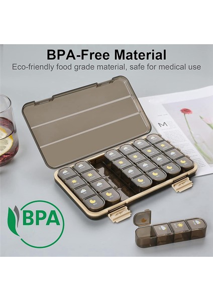 Günde 4 Kez Hap Düzenleyici, Günde 4 Kez 7 Günlük Hap Kutusu (Yurt Dışından) fiyatları