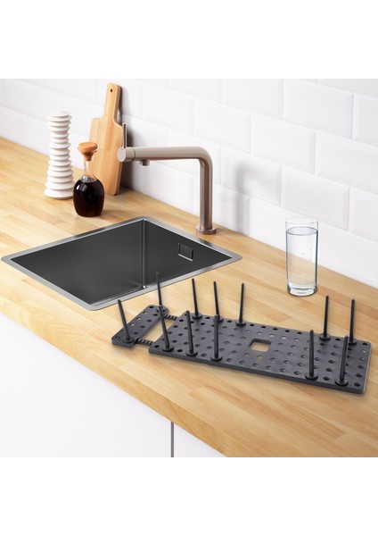 1 Adet Ayarlanabilir Mutfak Bulaşık Kurutma Rafı Sofra Takımı Depolama Çekmece Tipi Mutfak Düzenleyici Drenaj Rafı Kiler Düzenleyici (Yurt Dışından) fiyatları
