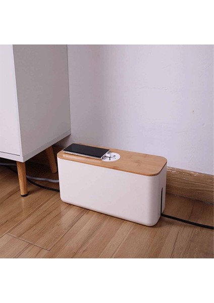 Kablo Saklama Kutusu Masaüstü Şarj Kablosu Veri Kablosu Saklama Aygıtı Fiş Soketi Kablo Yönetim Aygıtı Siyah (Yurt Dışından) fırsatları