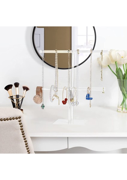 Takı Standı Kolye Tutucu, Takı Tutucu, Kolye ve Bilezik Askı Organizatörü, Şeffaf Kule Standı (Yurt Dışından) indirimleri