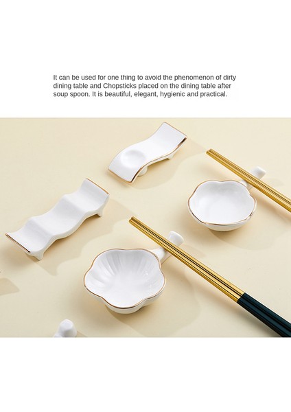 1 Adet Seramik Çubuklarını Dinlenme Standı Iskandinav Tarzı Sopa Tutucu Çatal Standı Kaşık Sofra Tutucu (Küçük Erik) (Yurt Dışından) fırsatları