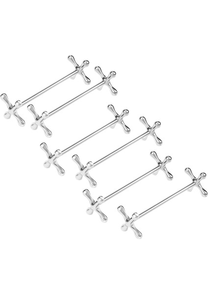 6 Adet Çinko Alaşım Çubukları Dinlenme Kaşık Standı Çatal Bıçaklar Tutucu Raf Standı Metal Zanaat Masa Dekorasyon (Yurt Dışından)