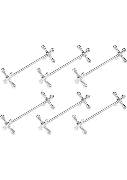 6 Adet Çinko Alaşım Çubukları Dinlenme Kaşık Standı Çatal Bıçaklar Tutucu Raf Standı Metal Zanaat Masa Dekorasyon (Yurt Dışından) fiyatları