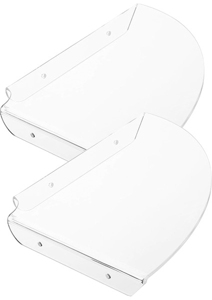 2 Adet Akrilik Köşe Raf Yüzen Duvar Depolama Raf Ekran Hoparlör Organizatör Yatak Odası Mutfak Depolama Tutucu, Şeffaf (Yurt Dışından) fiyatları