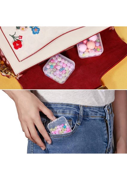 Kapaklı Küçük Saklama Kutusu Küçük Plastik Şeffaf Kutu Plastik Saklama Kabı Kutusu Küçük Öğeler Için Boş Mini Organizatör (Yurt Dışından) indirimleri