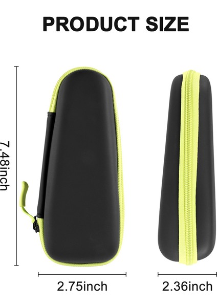 Seyahat Tıraş Makinesi Saklama Kutusu Tıraş Makinesi Çanta Kılıf Seti Tek Bıçaklı Philips QP2530 QP2520 (Yurt Dışından)