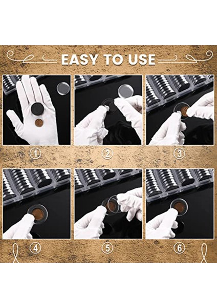 300 Adet 30 mm Madeni Para Kapsülleri Siyah Korumalı Conta Köpüğü ile 5 Boyut (17/19/21.5/25/27/30MM) Madeni Para Tutucu Kılıf (Yurt Dışından) fiyatları