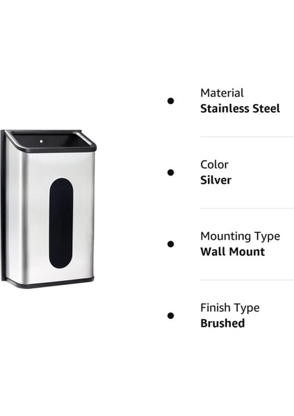 Duvara Monte Bakkal Poşeti Tutucu, Poşet Dağıtıcı Veya Poşet Koruyucu, Kolay Erişimli Açılım, Parmak Izi Geçirmez, Kurulumu Kolay (Yurt Dışından) fiyatları