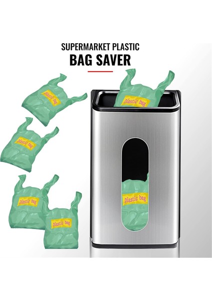 Duvara Monte Bakkal Poşeti Tutucu, Poşet Dağıtıcı Veya Poşet Koruyucu, Kolay Erişimli Açılım, Parmak Izi Geçirmez, Kurulumu Kolay (Yurt Dışından) indirimleri