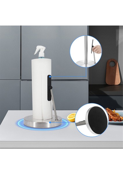 2'si 1 Arada Sprey Şişeli Kağıt Havluluk, Tezgah Üstü Kağıt Havluluklar Dolap Altında Stand Kağıt Havlu Rulosu (Yurt Dışından) fiyatları