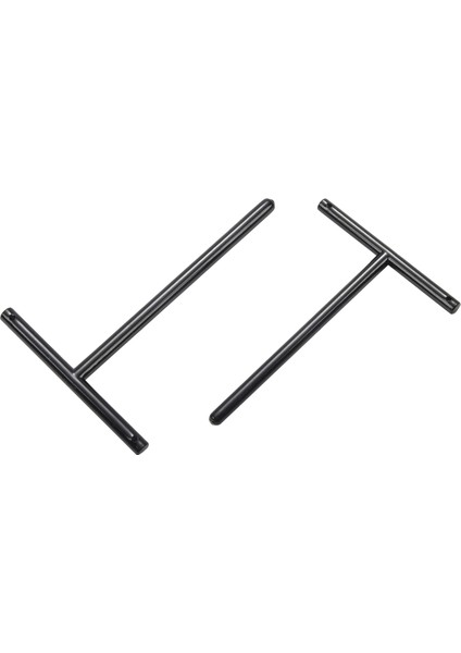 Akrilik Küpeler Mücevher Sergileme Rafı Standı Düzenleyici Tutucu Kılıf Kolye Buketleri Süs Askısı T- 2 Adet/takım Siyah (Yurt Dışından) fiyatları