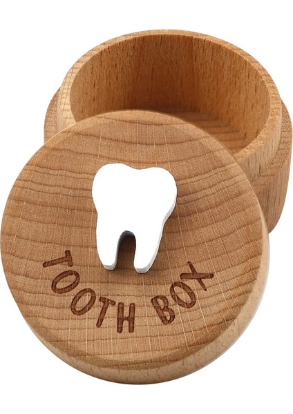 Diş Perisi Kutusu 3D Oyma Ahşap Kutu Hatıra Bırakılan Diş Hatıra Saklama Kutusu Hediye Erkek Veya Kız Için (Yurt Dışından)