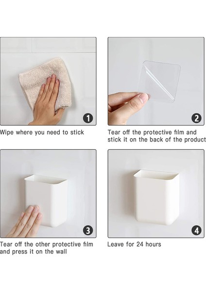 4 Paket Kendinden Yapışkanlı Düzenleyici Saklama Kutusu Uzaktan Kumanda Tutucu Medya Düzenleyici Telefon Uzaktan Kumanda Kalemi Için (Yurt Dışından) modelleri