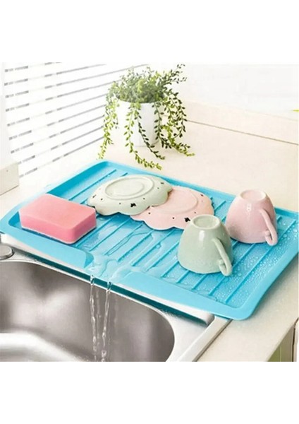 Drenaj Rafı Mutfak Bulaşık Süzgeci Tepsi Büyük Lavabo Kurutma Rafı Tezgah Düzenleyici Mutfak Için Kurutma Rafı, Yeşil (Yurt Dışından) modelleri