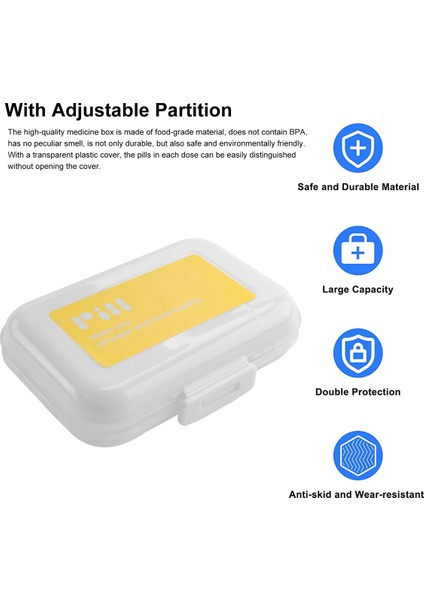 Haftalık Hap Düzenleyici 7 Şirin Kutu Içerir Günde 3 Kere, Sabah Akşam (Yurt Dışından) indirimleri