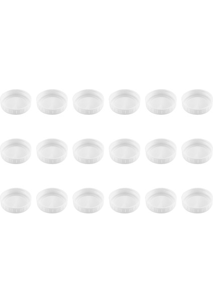 Top, Kerr ve Daha Fazlası Için 18 Paket Plastik Normal Ağızlı Kavanoz Kapakları - Gıda Sınıfı Beyaz Plastik Saklama Kapakları (Yurt Dışından) modelleri