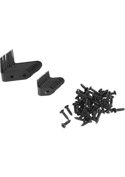 20 Adet Siyah L Parantez 90 Derece Açı Paslanmaz Çelik Bağlantı Braketi Bağlantı Elemanı Ahşap Sandalye Kitaplık Kurulu Pencere Mobilya Dolabı (10 ADET-40MM/10 ADET-20MM) (Yurt Dışından) fiyatları