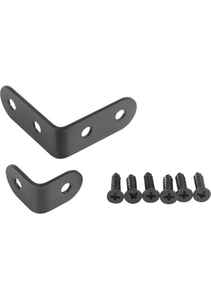 20 Adet Siyah L Parantez 90 Derece Açı Paslanmaz Çelik Bağlantı Braketi Bağlantı Elemanı Ahşap Sandalye Kitaplık Kurulu Pencere Mobilya Dolabı (10 ADET-40MM/10 ADET-20MM) (Yurt Dışından) modelleri