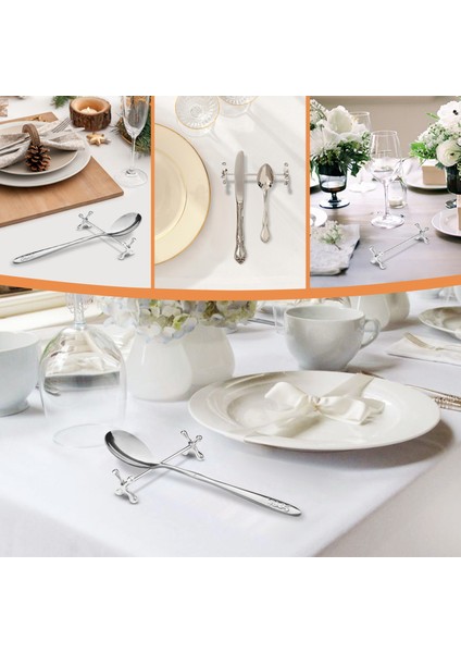 6 Adet Çinko Alaşım Çubukları Dinlenme Kaşık Standı Çatal Bıçaklar Tutucu Raf Standı Metal Zanaat Masa Dekorasyon (Yurt Dışından) indirimleri