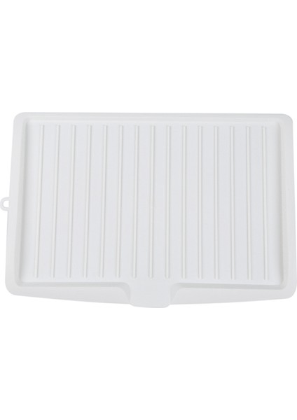 Plastik Bulaşık Damlalıklı Damlama Tepsisi Plaka Çatal Bıçak Takımı Raf Mutfak Lavabo Raf Tutucu Büyük Beyaz (Yurt Dışından)