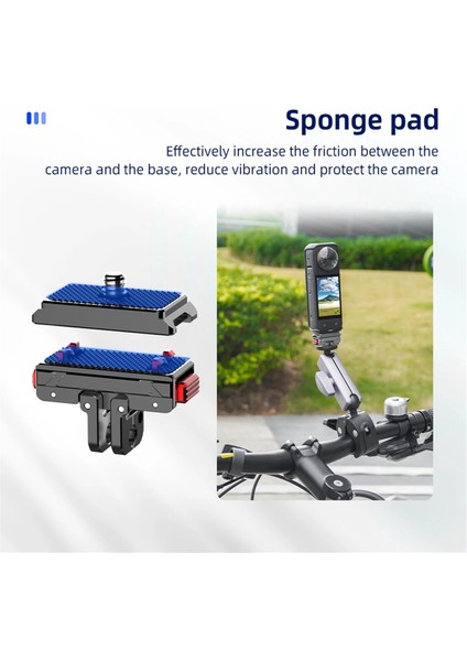 INSTA360 Ace Pro2 Metal Hızlı Çıkarma Dock X4 Manyetik Adaptör Taban Üst Kapak Aksesuarı (Yurt Dışından)