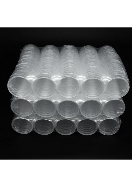 100 Adet 27MM Ekran Standları Madeni Paralar Kapsüller Kart Tutucular Meydan Okuma Madeni Paraları Küçük Yuvarlak Kutu (Yurt Dışından) fiyatları