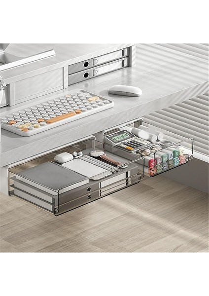 Kağıt Tabak Tutucu, Dolap Altı Çekmece Düzenleyici, Mutfak Dolabı Için Plastik Saklama Düzenleyici, Dolap Aksesuarları-A (Yurt Dışından) indirimleri