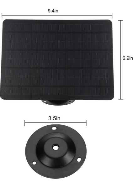 10W 5V Güneş Panelleri Taşınabilir Mikro USB Solar Şarj Cihazı Su Geçirmez Güç Bankası 360° Ayarlanabilir Güvenlik Kamerası Güç Kaynağı (Yurt Dışından) fırsatları