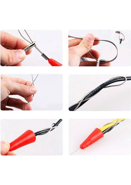 Elektrikçi Geçirici Seti Kurşun Aracı 20M Kablo Tel Kılavuzu 3-Strand Duvar Geçirici Kablo Kirişi (Yurt Dışından) fırsatları