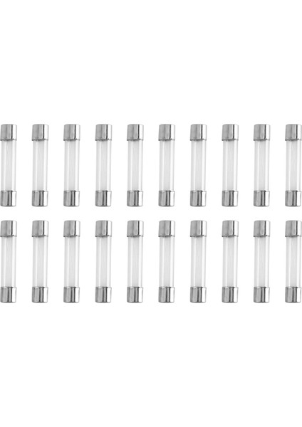 20 Adet Hızlı Darbe Cam Tüp Sigorta 8A 8 Amper 250V 6mm x 30MM (Yurt Dışından)