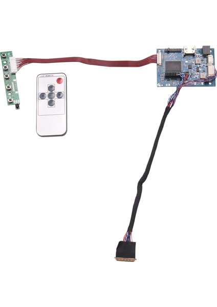 HDMI + Av LCD Denetleyici Kurulu Için 15.6 Inç B156XW02 LP156WH2 1366X768 Uzaktan Kumanda ile 40PIN Sinyal Klavye Kablosu (Yurt Dışından)