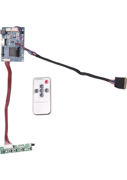 HDMI + Av LCD Denetleyici Kurulu Için 15.6 Inç B156XW02 LP156WH2 1366X768 Uzaktan Kumanda ile 40PIN Sinyal Klavye Kablosu (Yurt Dışından) fiyatları