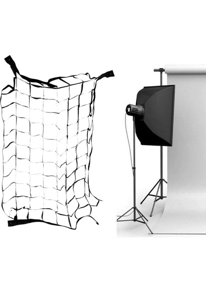 Fotoğrafçılık Petek Izgarası 50*70CM / 20*28INÇ Şemsiye Softbox Stüdyo Strobe Şemsiye Softbox (Yurt Dışından) fiyatları
