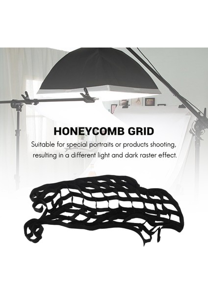 Fotoğrafçılık Petek Izgarası 50*70CM / 20*28INÇ Şemsiye Softbox Stüdyo Strobe Şemsiye Softbox (Yurt Dışından) fırsatları
