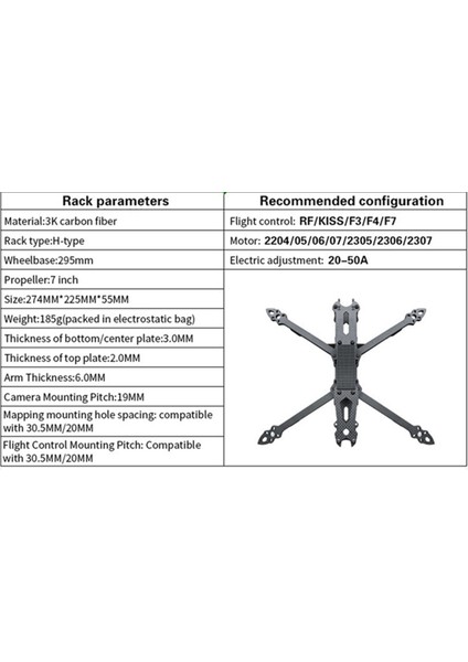Mark 4 V2 7 Inç Fpv Karbon Fiber Çerçeve 295MM Mark4 Fpv Yarış Drone Quadcopter Serbest Stil Çerçeve Kiti (Yurt Dışından) fırsatları
