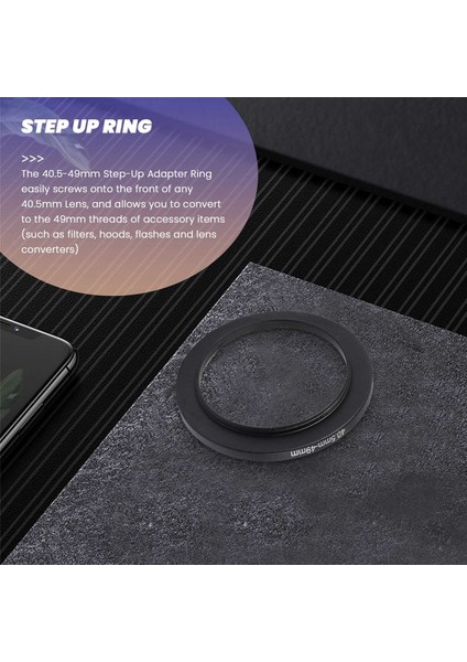 Yedek 40.5MM-49MM Kamera Metal Filtre Yükseltici Halka Adaptörü (Yurt Dışından) fırsatları