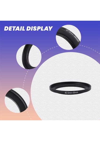 Yedek 40.5MM-49MM Kamera Metal Filtre Yükseltici Halka Adaptörü (Yurt Dışından) indirimleri