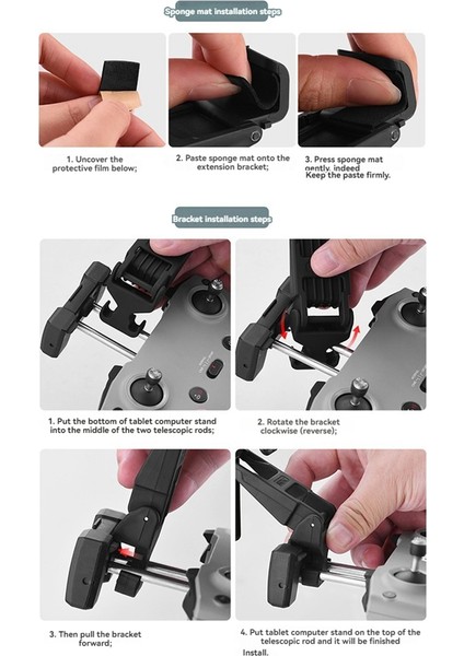 Djı Neo/mini 4k/mini 3 Pro/air 2s/mavic 3/air 3 Rc-N1/n2/n3 Uzaktan Kumanda Için Brdrc Tablet Tutucu (Yurt Dışından) fiyatları